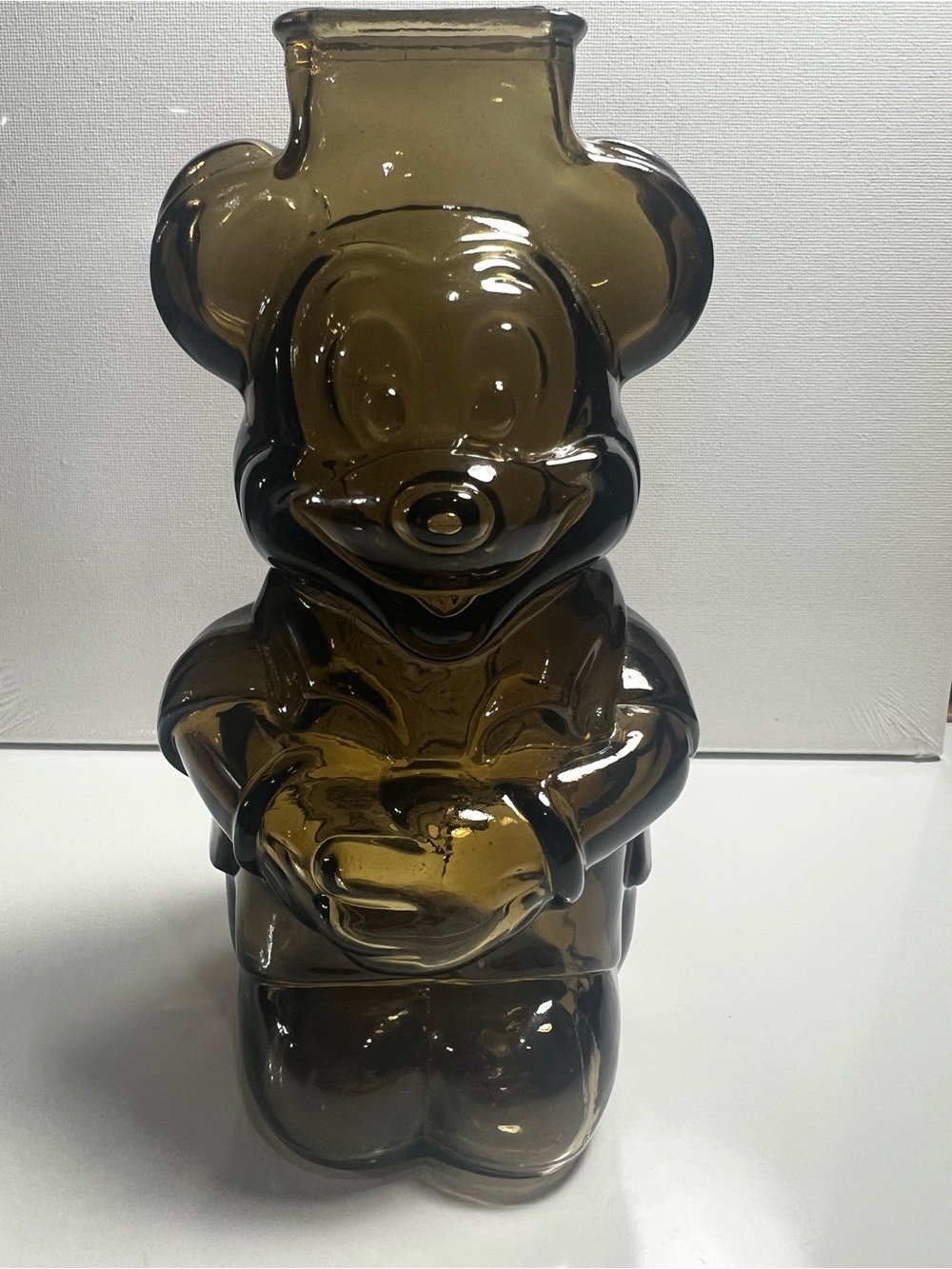 Disney Amber Glass Character Figurine Vase